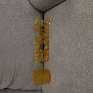 Home sign and candle holder
